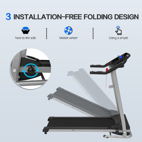 Motorized Folding Treadmill