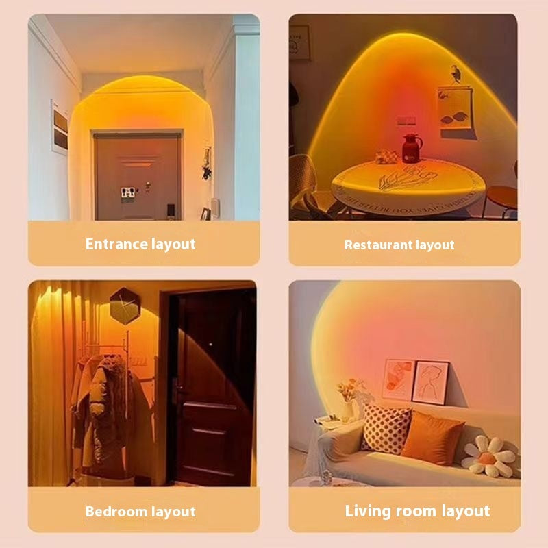 Hanging Rechargeable Sunset Sunset Light Movable Small Night Lamp