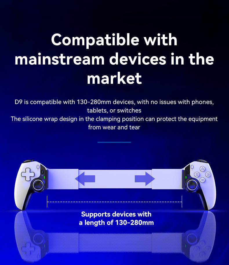 Stretch Gamepad Phablet Wireless Game Handle PC Streaming PS Bluetooth Telescopic