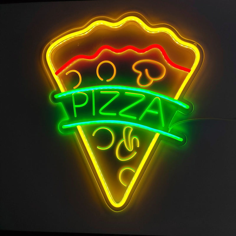 LED Neon Sign Hamburger Light Pizza