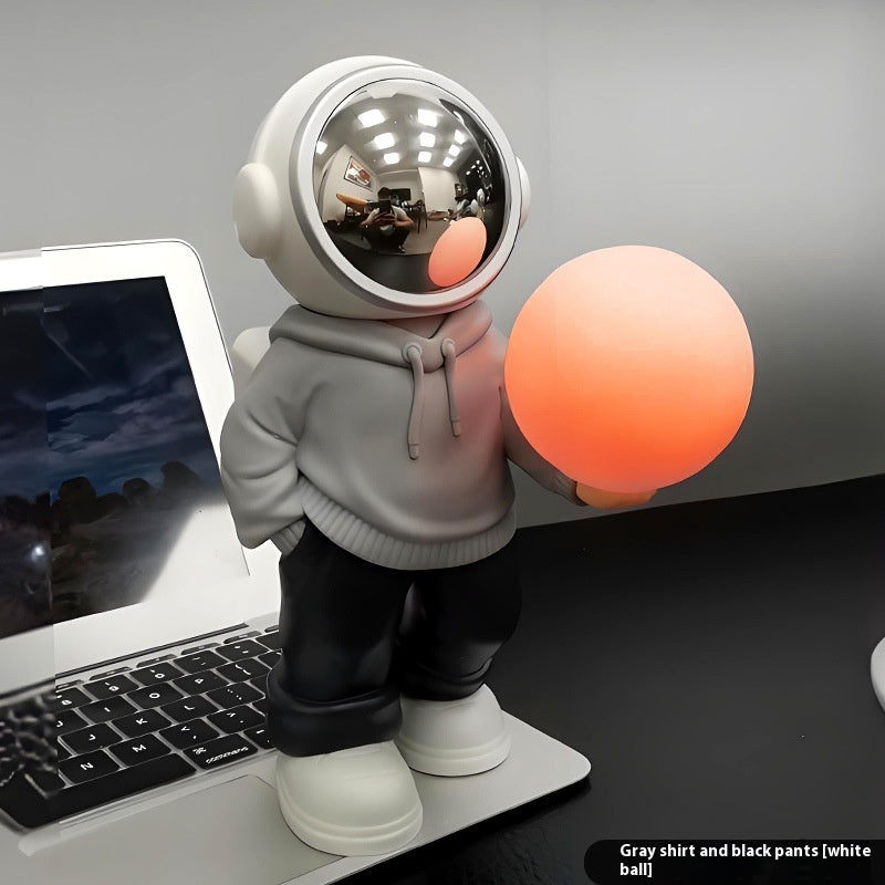 Spaceman Wireless Bluetooth Audio Colorful Night Lamp