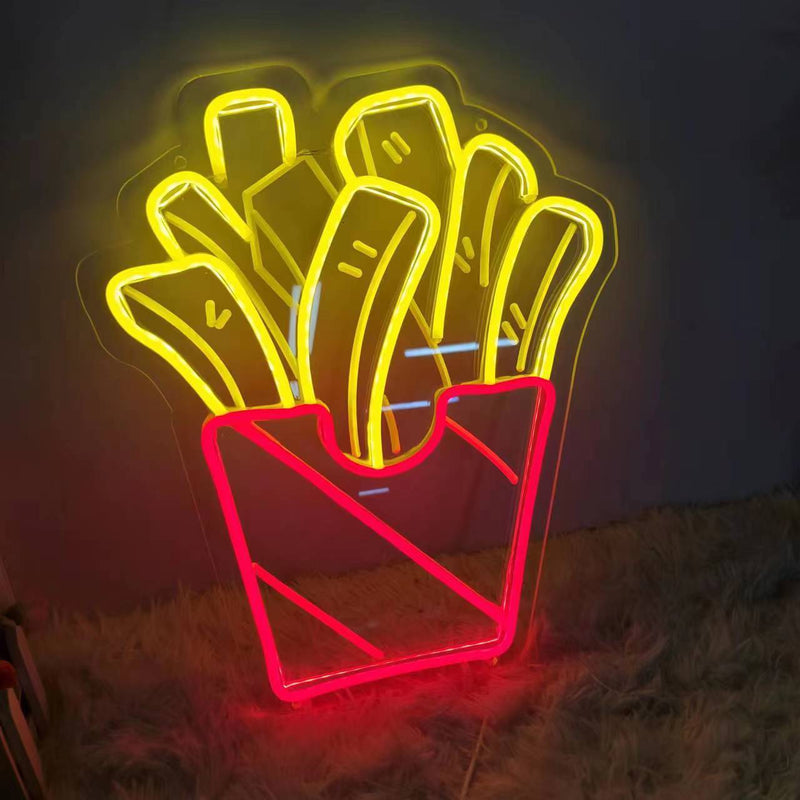 LED Neon Sign Hamburger Light Pizza